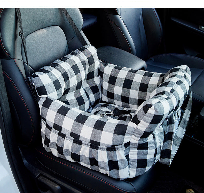 Dog Car Seat Bed | Portable Pet Travel Seat for Small & Large Dogs