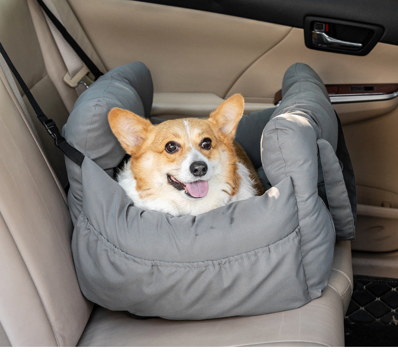Dog Car Seat Bed | Portable Pet Travel Seat for Small & Large Dogs