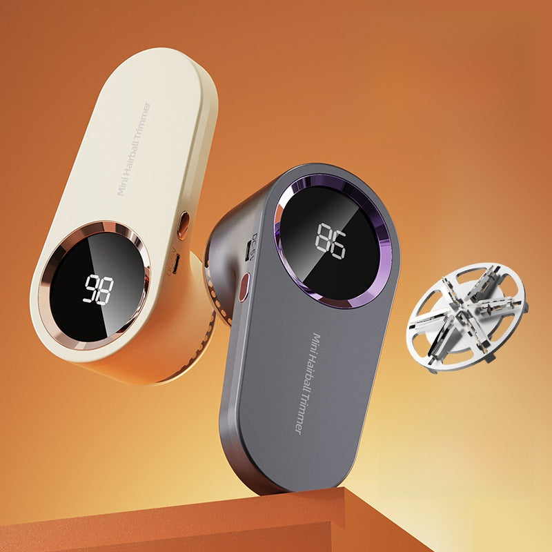 Two electronic devices with digital displays on an orange background