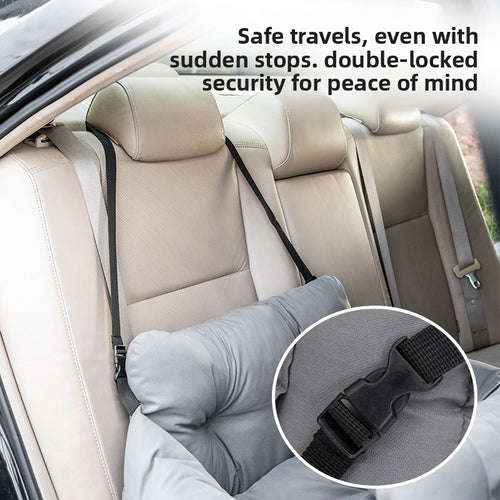 Portable Pet Car Bed and Safety Seat